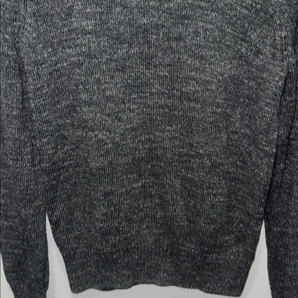 Urban Pipeline -Gray Turtleneck Sweater with Textured Finish